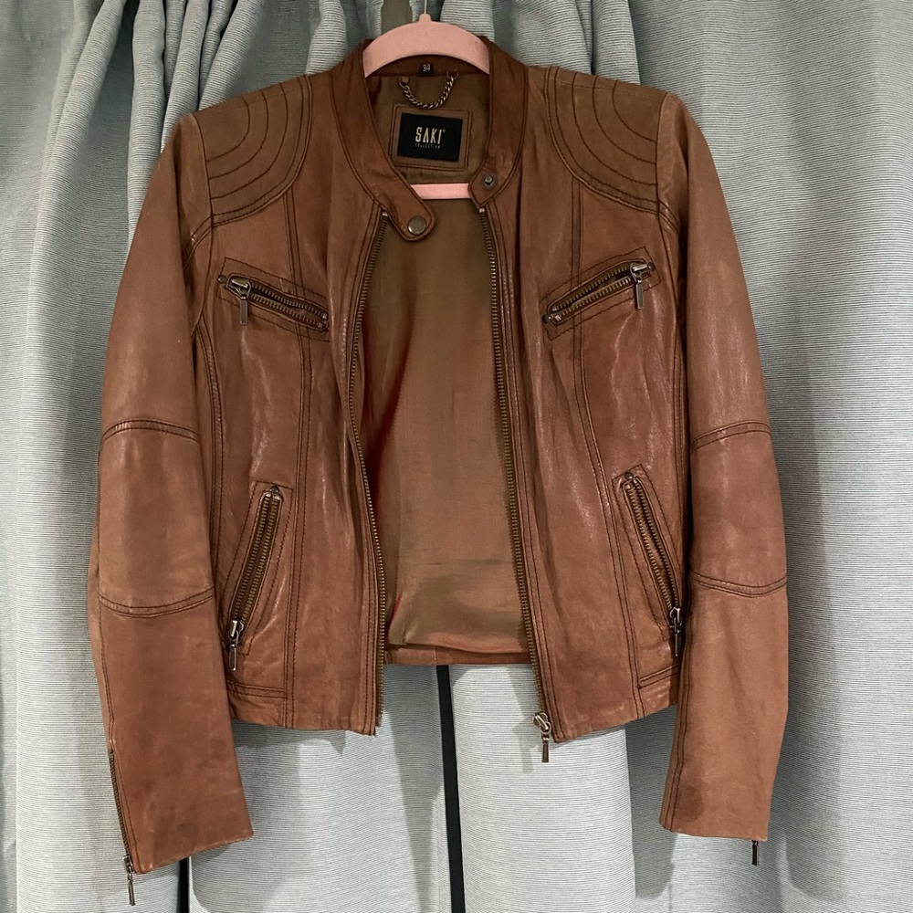 Real leather jacket